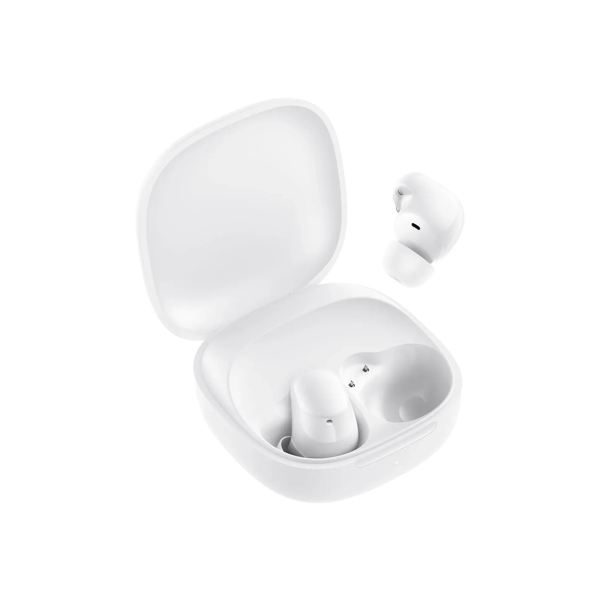 Xiaomi Redmi Buds 6 Play ultra-lightweight wireless earbuds with charging case on dark background