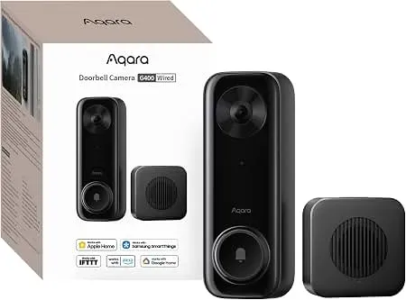 Aqara Video Doorbell G4 with HomeKit Secure Video support and included chime