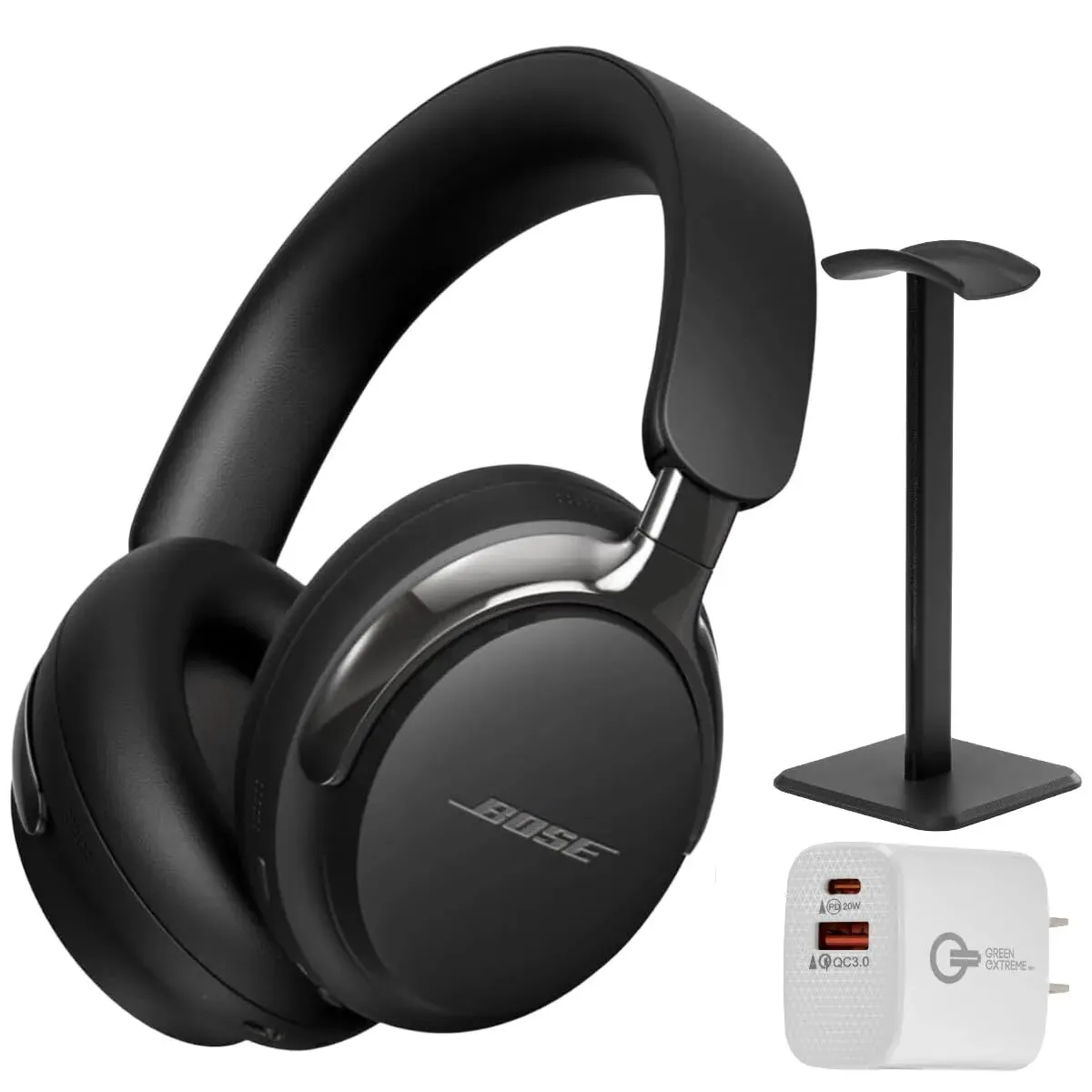 Bose QuietComfort Ultra Bluetooth headphones 2nd generation with immersive spatial audio in black