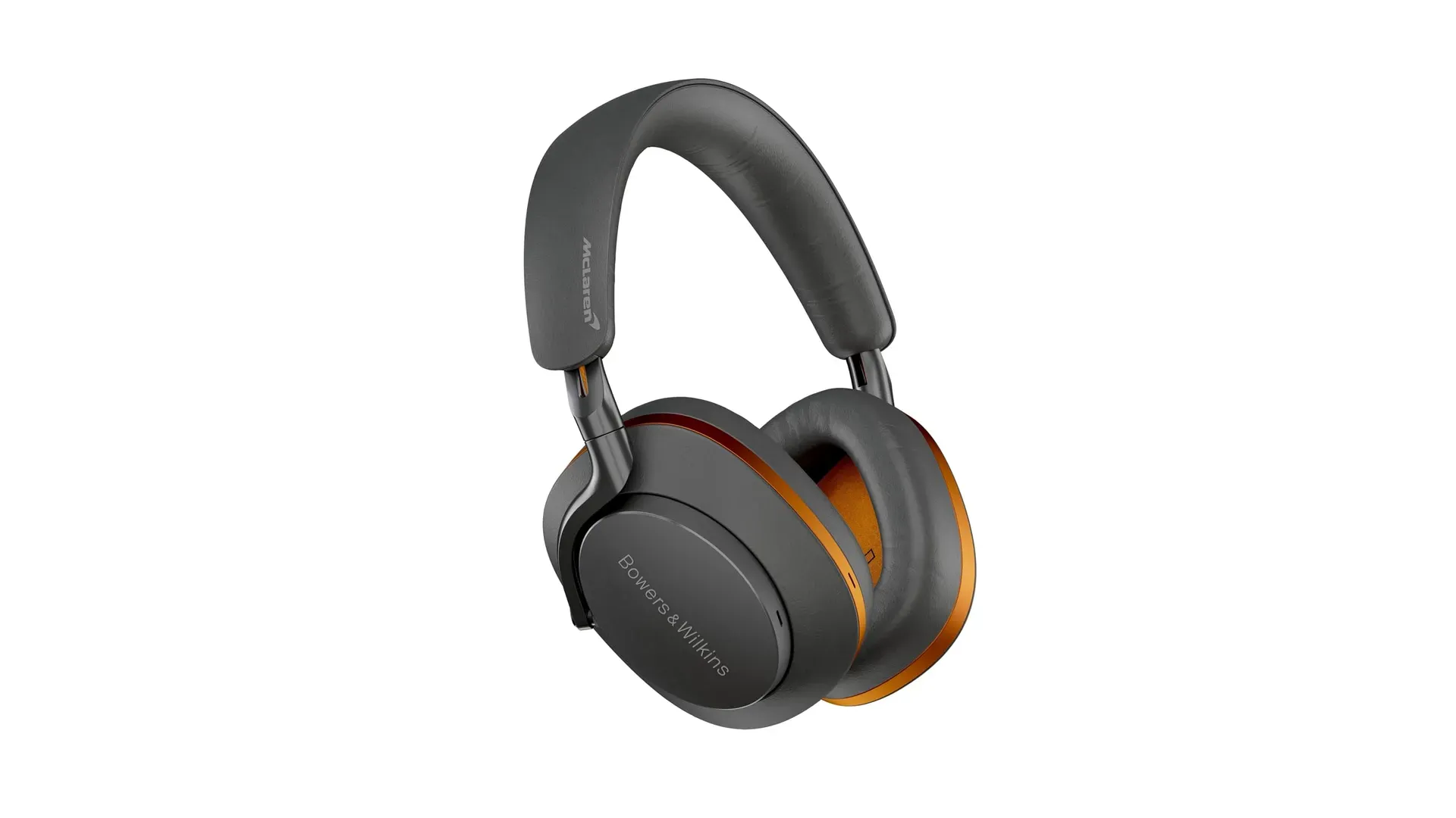 Bowers and Wilkins Px8 S2 wireless over-ear headphones with Nappa leather ear cushions in Galvanic Grey finish