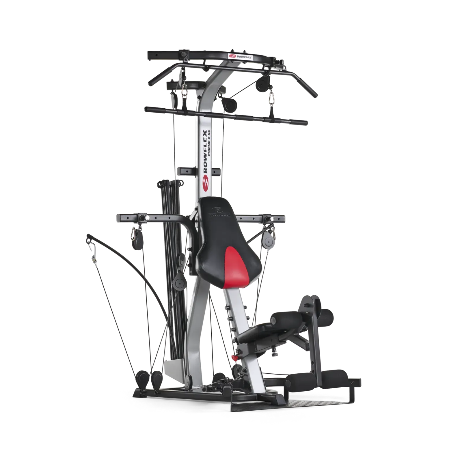 Bowflex Xtreme 2 SE home gym machine with Power Rod resistance system and lat tower