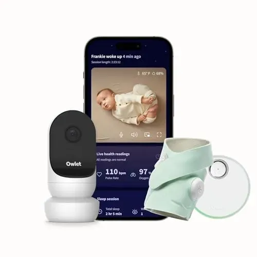 Owlet Dream Duo 2 baby monitor with Dream Sock and camera