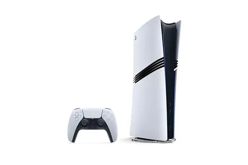 PlayStation 5 Pro console with 2TB SSD, AI-enhanced 4K upscaling, and advanced ray tracing