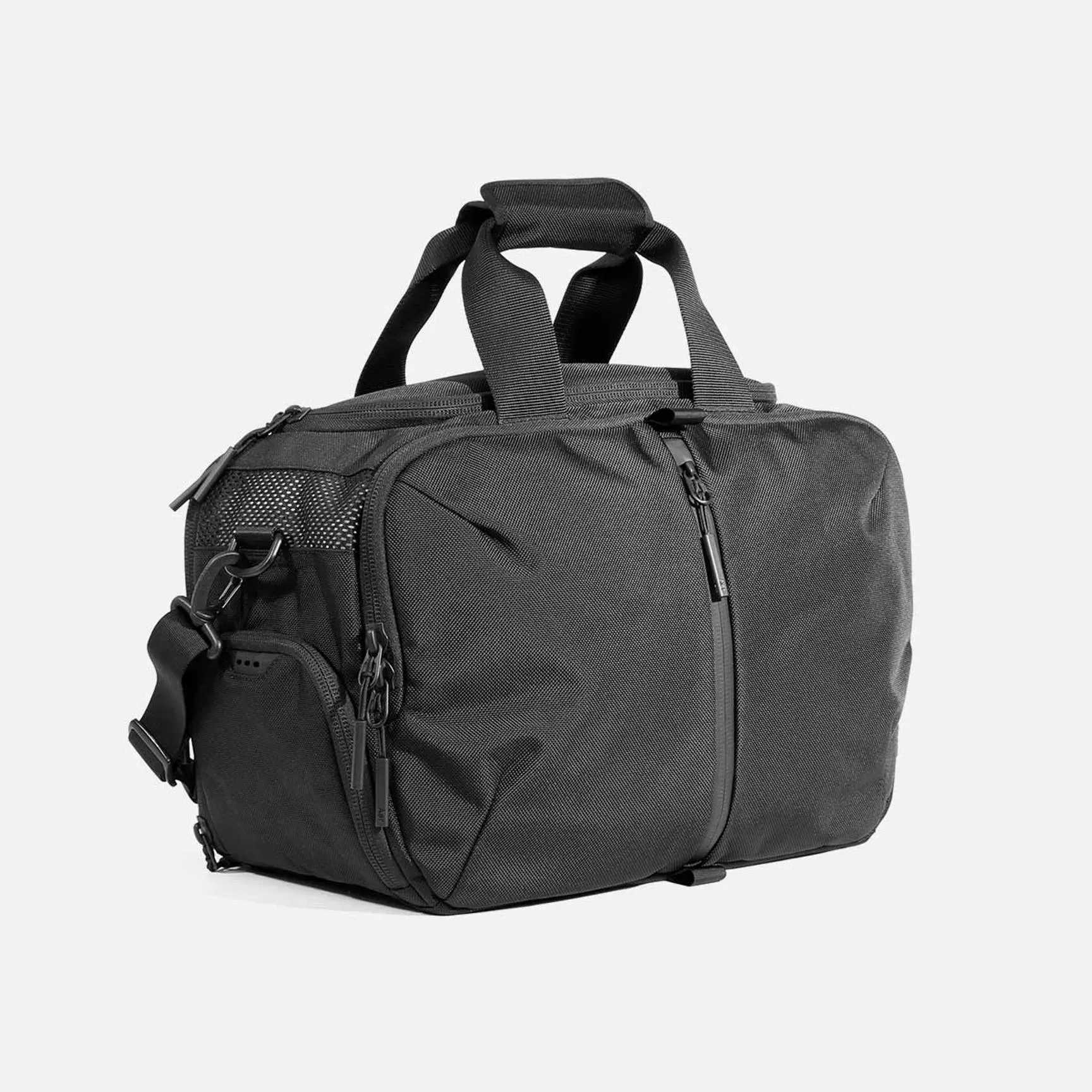 Aer Gym Duffel 3 gym bag with 1680-denier Cordura, 65-liter capacity, and dedicated shoe compartment