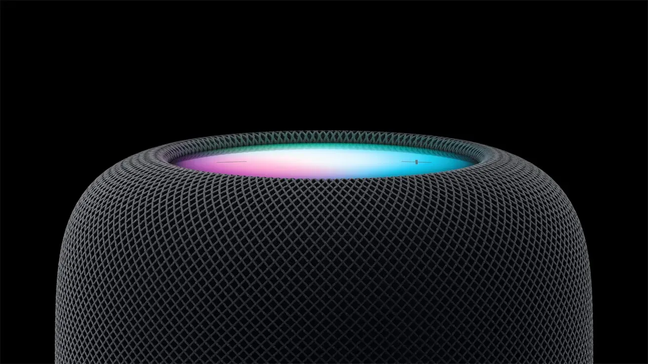 Apple HomePod 2nd generation 2023 smart speaker with spatial audio in midnight