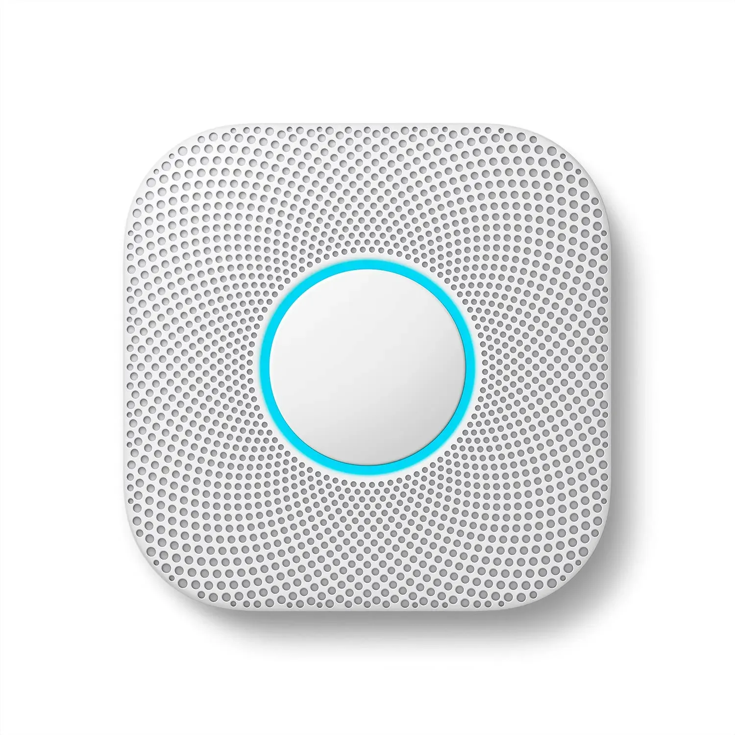 Google Nest Protect smart smoke alarm and carbon monoxide detector with voice alerts for home safety