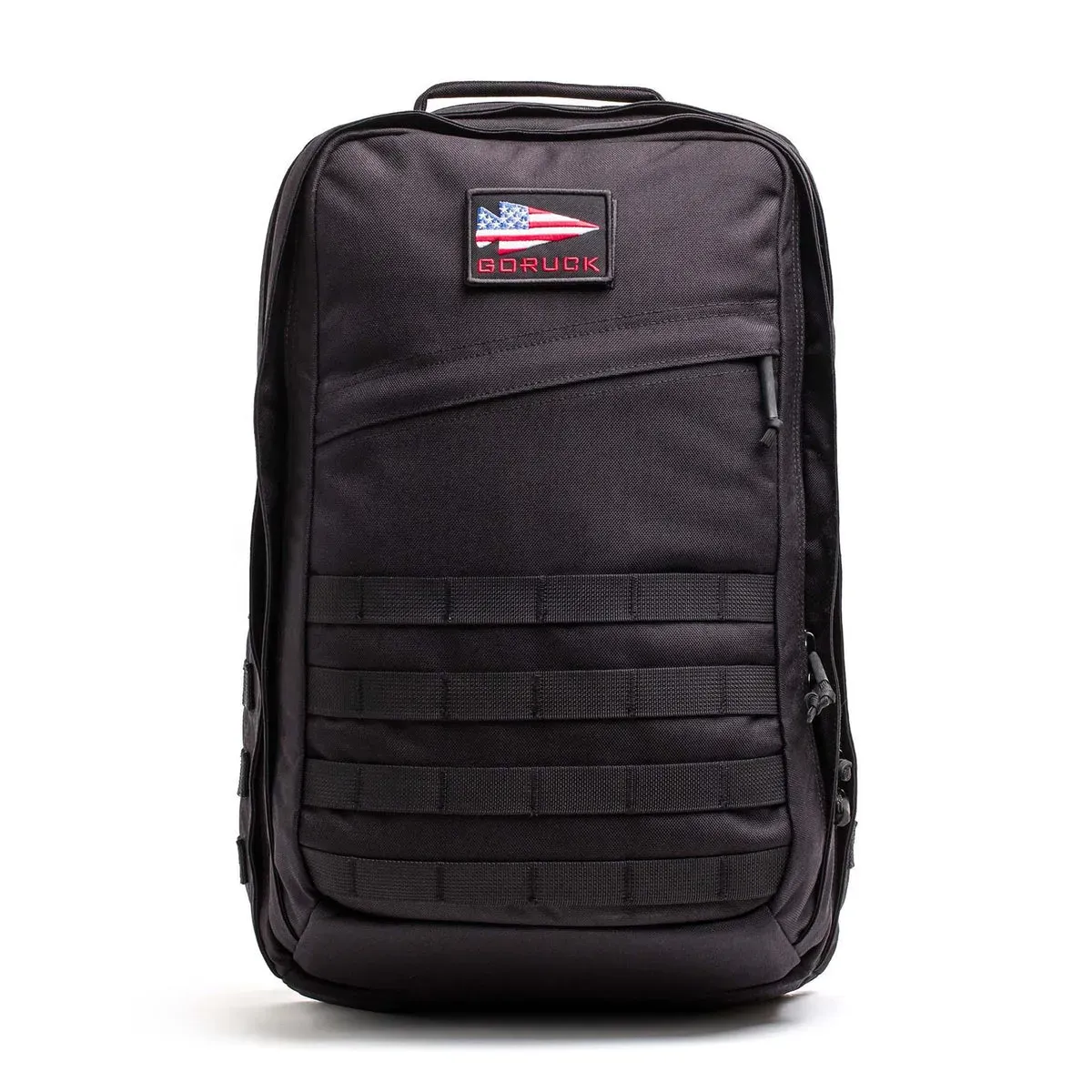 GORUCK GR2 gym bag with welded roll-top closure, 1000-denier Cordura, and daisy-chain attachment loops