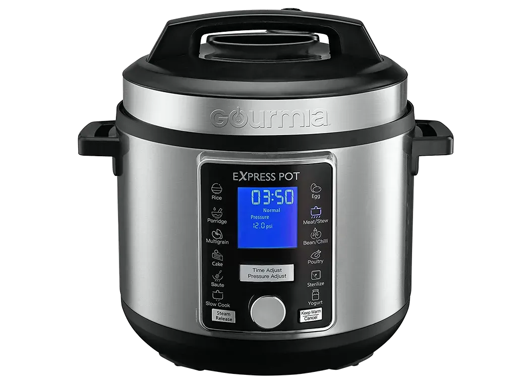 Gourmia Express Pot GPC965 digital multi-functional pressure cooker with LCD touch screen