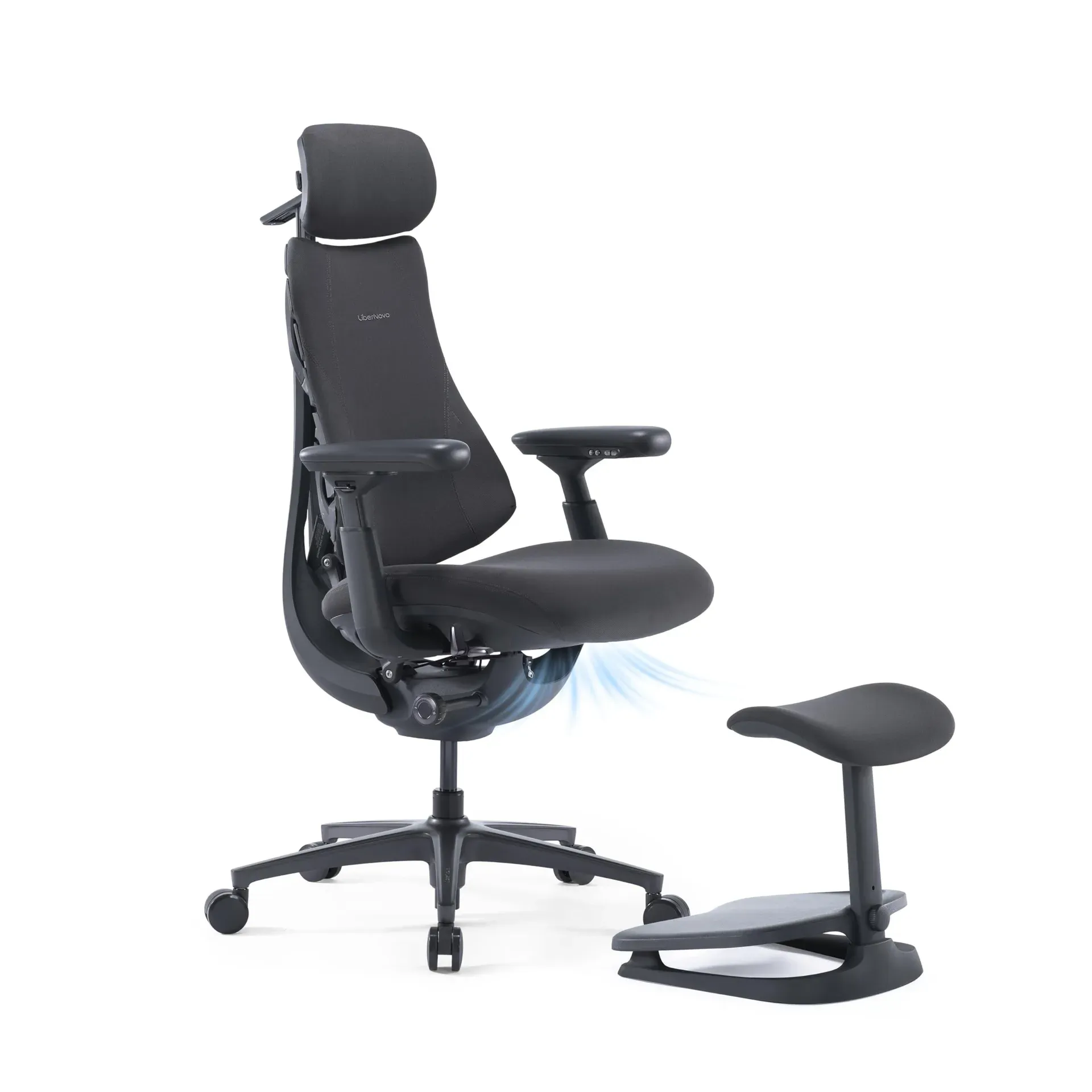 LiberNovo Omni PRO ergonomic office chair with Active Ventilation System and built-in cooling fans