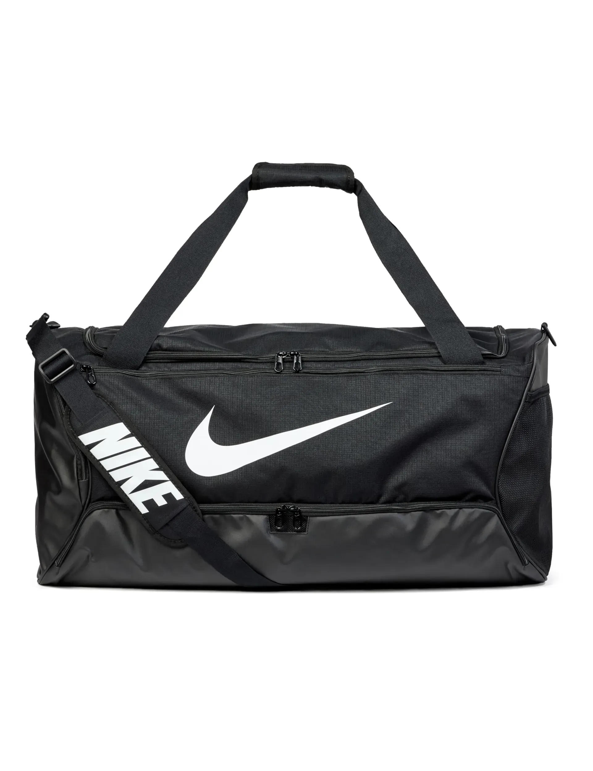 Nike Brasilia Training Duffel Bag gym bag with separate zippered shoe compartment and 55-liter capacity