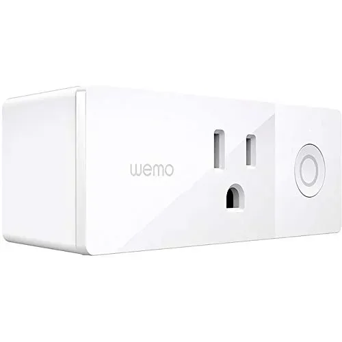 WeMo Mini Smart Plug WiFi enabled with Alexa Google Assistant and Apple HomeKit for smart home beginners