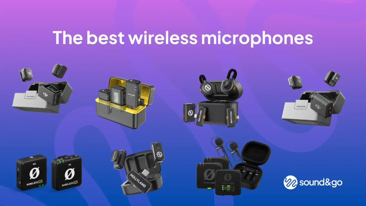 Top 10 best wireless microphones of 2026 including Hollyland Lark M2, DJI Mic, and RØDE