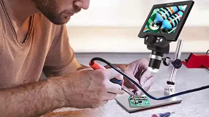 Top 10 best digital microscopes of 2026 comparison featuring Andonstar AD246S-M, TOMLOV DM9 Max, and other top-ranked models