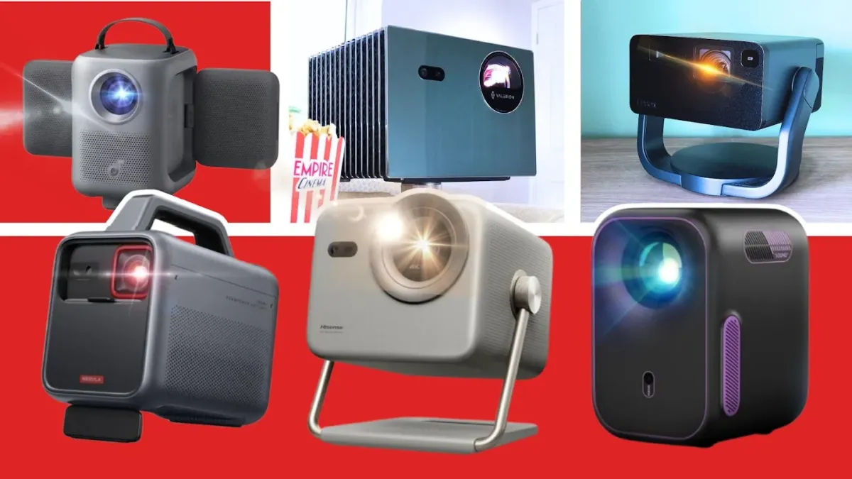 Top 10 best smart projectors of 2026 comparison featuring Hisense, XGIMI, Nebula, Epson, and more top-rated models