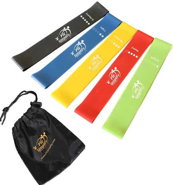Top 10 resistance bands under $25 displayed with ratings and specs