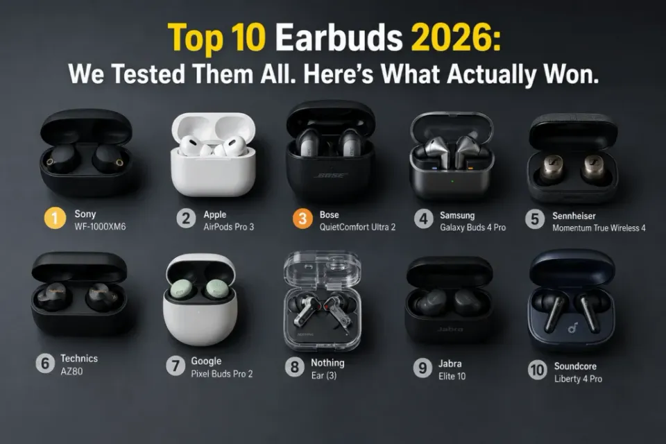 Top 10 Best Wireless Earbuds of 2026: Ranked & Reviewed